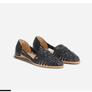 Nisolo Women’s Huarache Sandal - Black- Size 8 NEW